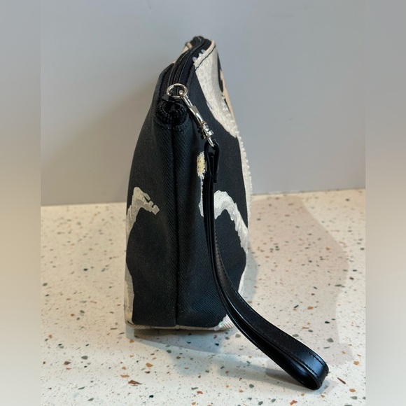 Vermouth Bianco Sequin Lady in Big Hat with Drink Clutch Travel or Cosmetics Bag - Picture 9 of 11